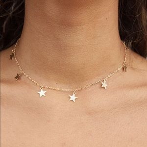 Gold Star Choker From Brandy Melville